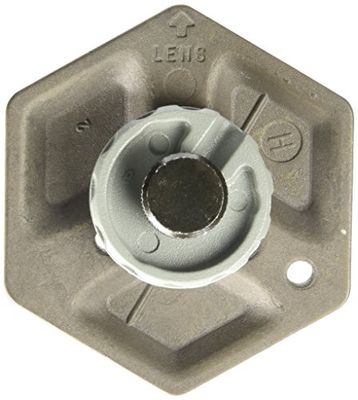 Manfrotto 030VHS- 14 Placa hexagonal de desbloqueio rápido com pino de localização VHS de 1/4 polegadas - substitui 3159