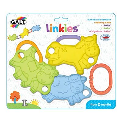 Galt Toys, Linkies, Teething Toys for Babies, Ages 0 Months Plus