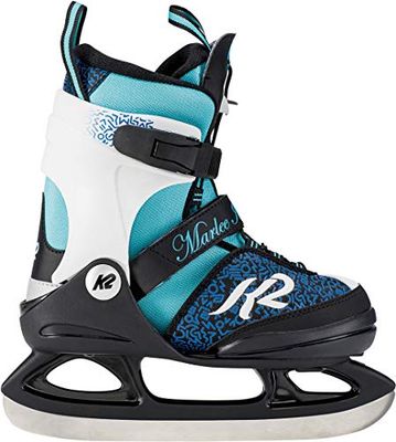 K2 Flicka Marlee Ice Skates skridskor, svart/blå/ljusblå, 32–37 EU
