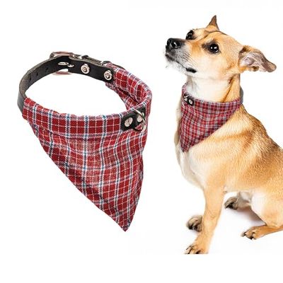 Karlie K Rondo Collar Negro, 27Cm 10Mm con Pañuelo, Rojo 120 g