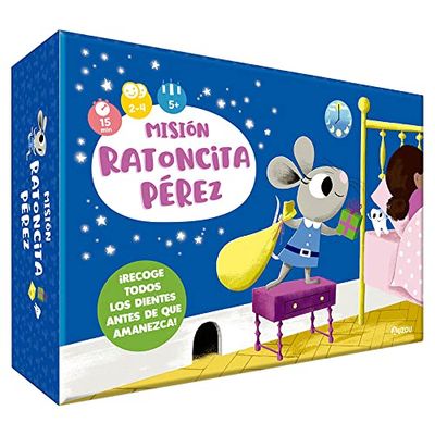 AUZOU- Petit Jeu : Souris Perez, XOU-9508223, Multicolore