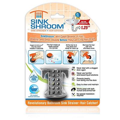 Tubshroom SSGRA988 Filtro, Grigio