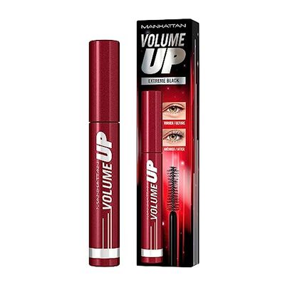 Manhattan Volume Up Mascara, extrem svart, djup svart volymmascara, 8 ml