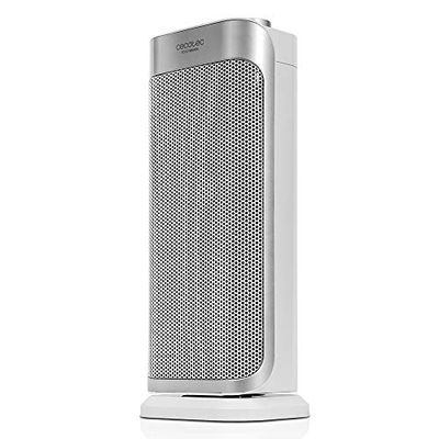 Cecotec Ready Warm 6250 Ceramic Sky Style Ceramic Heater, verticaal 2000W, regelbare thermostaat 3 standen, bescherming tegen oververhitting en kantelen, geluidsarm 20m2
