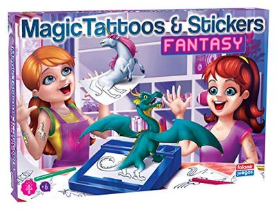 FALOMIR -My Tattoos and Stickers Fantasy Board Game Crafts Multicolor (31055)