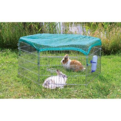 Trixie Natura Outdoor Run con Rete, 63 × 60 cm, 6 Elementi