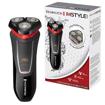 Remington Elektrisch Scheerapparaat R4 Style Series (Incl Opzetstuk Voor 3-Dagen-Baard, Droog & Nat Gebruik, 100% Waterdicht, Snoerloos) R4000