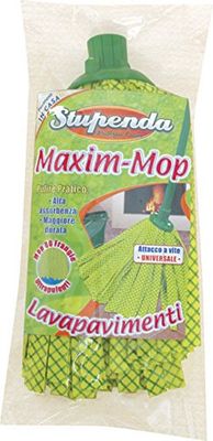 La Briantina RIC00793A Ricambio per mop in Viscosa e Poliestere, Multicolore, 25 cm
