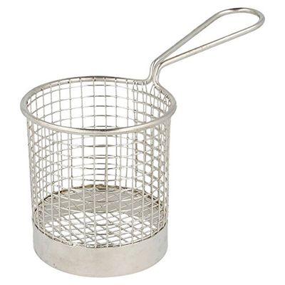 Garcia de Pou 6 unità rotonda mini friggitrice, acciaio INOX, argento, 8.5 x 30 x 9 cm