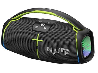 X JUMP XJ 150 Cassa Wireless Portatile Amplificata 60W, Alte Prestazioni, Funzione TWS, USB, AUX-IN, Microfono Incorporato, Speaker Wireless Resistente all'Acqua Waterproof IPX5, Nero