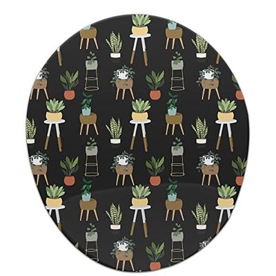 Bonamaison, Alfombrilla de ratón ergonómica con reposamuñecas, impresión Digital, antitendón, Antideslizante, para Oficina y hogar, tamaño: 20 x 23 cm