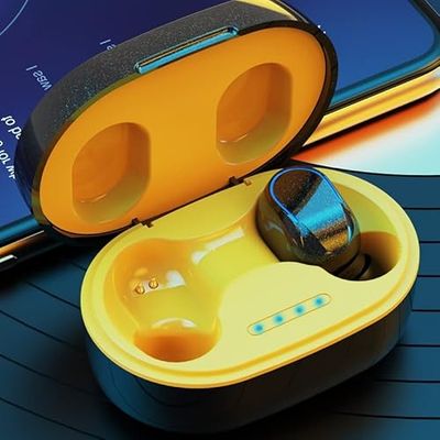 Rawrr Auriculares Bluetooth inalámbricos con micrófono, 25 Horas de Tiempo de reproducción con indicador LED, estéreo Hi-Fi, Control de Botones, para teléfono móvil, Tableta, TV