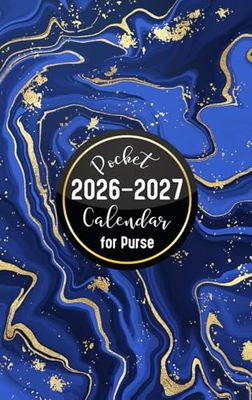 2026-2027 pocket planner: Small 2 year Pocket Calendar from January 2026 to December 2027 for purse