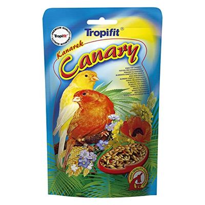 CANARY 250g - alimento di base di tutte le varietà di canarini, cereali e semi di erba,