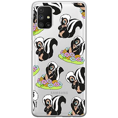 ERT GROUP mobiltelefonfodral för Samsung M51 originalt och officiellt licensierat Disney mönster Pepe Le Pew 003 optimalt anpassad till formen på mobiltelefonen, gedeeltelijk transparant