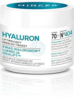 Mincer Pharma kwas hialuronowy Krem przeciwzmarszczkowy Dzień Kwas hialuronowy, Lukrecja Matrix yltm 70 + 50 ml