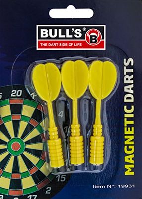 BULL'S Magnetic Dartset, geel, 1