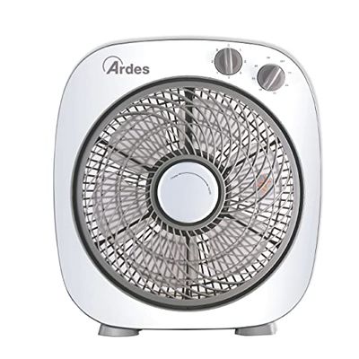 Ardes AR5B24 Draagbare koelventilator voor vloer of tafel, met 6 bladen en 3 intensiteitsniveaus en 360 graden rotatie, vloerventilator