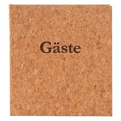 Goldbuch gastenboek met bladwijzer, 23 x 25 cm, 23 x 25 x 2,5 cm, 176 pagina's schrijfpapier met pergamijn