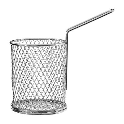 Premier Housewares mini friggitrice cestino, nichelato, ferro, argento Rotondo Silver