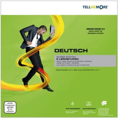 Tell me More Deutsch als Fremdsprache. 5 Lernstufen. Version 10.5 DVD-ROM für Windows 7;Vista; XP