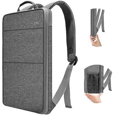 ZINZ Zaino per Laptop Sottile ed Espandibile, Resistente all'acqua, Compatibile con MacBook Pro 14" M4/M3/M2/M1, Mac Air/Pro da 13,3", XPS 13 14 e la Maggior Parte dei Notebook da 13"-14",G01Y01