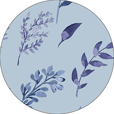 Bonateks, Ronde digitaal bedrukte muismat, antislip onderkant, voor kantoor en thuis, diameter: 22 cm
