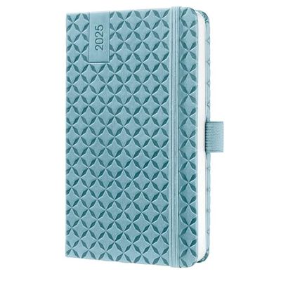 SIGEL J5112 Wochenkalender Jolie 2025 , ca. A6, hellblau