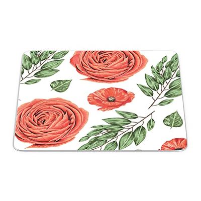 Bonamaison, Rectangle Pop Art Digital Printed Mouse Pad, Non-Slip Base, for Office and Home, Size: 22 x 18 cm