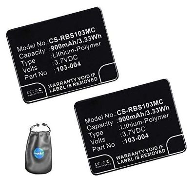 Amsahr® ValuePack (2 pezzi) - Batteria di ricambio per fotocamera digitale e videocamera per Rollei 103-004, Actioncam S50 Actioncam, Actioncam S50 WiFi, S-50 WiFi.