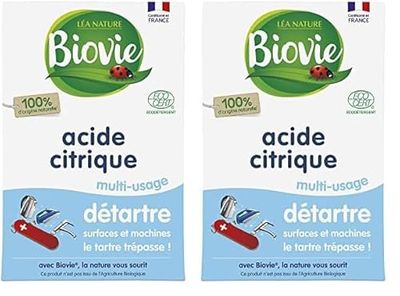 Biovie - Acide citrique multi-usage, détartre 350g (Lot de 2)