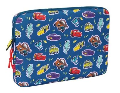 Safta M935a 612511935, Cars Racing-Funda para Portátil 15.6'', Mochila, Ideal Diferentes Edades, Cómoda y Versátil, Calidad y Resistencia, 39.5x3.5x27.5 cm, Color Unisex niños, Azul Marino, M