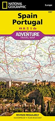 National Geographic Adventure Map Spain, Portugal [Lingua Inglese]: Travel Maps International Adventure Map