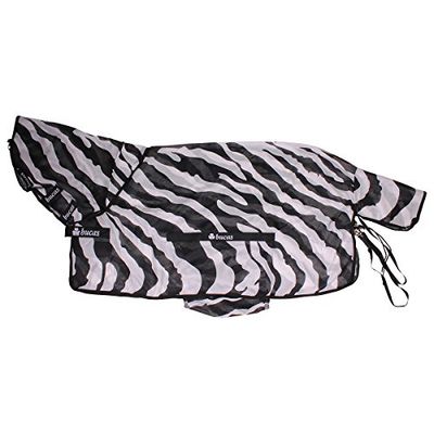 Bucas Buzz-Off Couverture Anti-Mouches Zebra col intégral 120 cm
