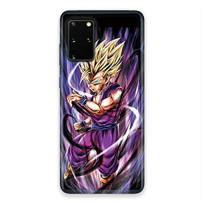 Beschermhoes voor Samsung Galaxy S20, motief Manga Dragon Ball Sangohan, violet