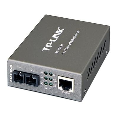 Convertisseur multimédia Multi-Mode 10/100, Compatible avec Fibre Optique, idéal pour étendre Les réseaux et connecter des appareils sur de Longues Distances.