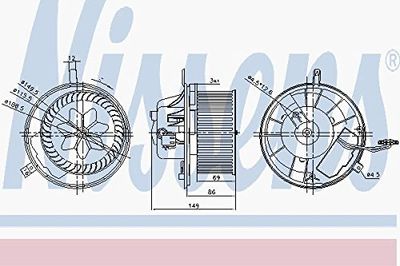 Nissens - 87032 au a 3 / s 3 (8p) (03