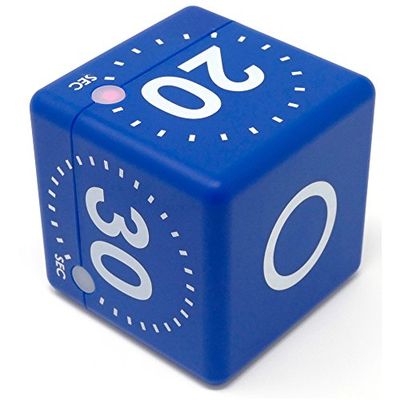 TFA Dostmann Cubo Digital. Temporizador, plástico, azul, 6. x 6. x 6. cm.