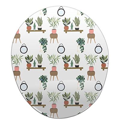 Bonamaison, Tapis de Souris Ergonomique avec Repose-Poignet - Impression numérique - pour Le Bureau et la Maison - 20 x 23 cm