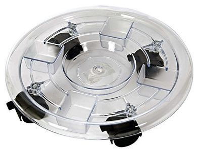 Verdemax cm 30 klassieke plastic trolley met 4 wielen