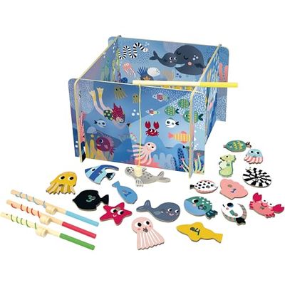 VILAC- Jeu de pêche magnétique Michelle Carlslund Juguetes para apilar y Encajar, Multicolor (8506)