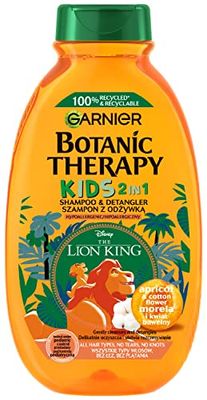 Garnier Terapia Botanica Albicocca e Fiore Shampoo Cotone 2 in 1 per bambini Re Leone 250 ml