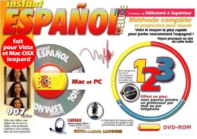 Instant Espagnol VXL Méthode Complete (niveaux 1 à 3) - DVD ROM PC/MAC Version 2008