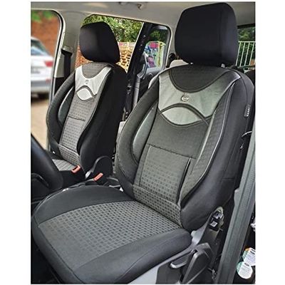 Housses de siège sur Mesure compatibles avec Ford EcoSport 2 conducteur et Passager à partir de 2012 - Numéro de Couleur : 128.