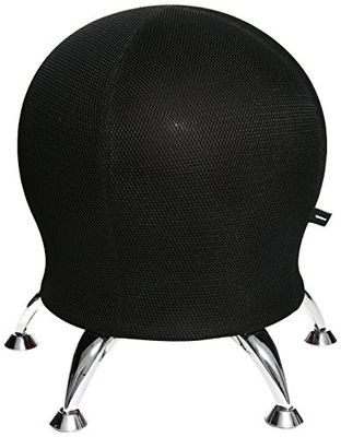 Topstar Sitness 5, fitnesskruk met gymnastiekbal, fitnessbal, balkruk, zitalternatief, zwart
