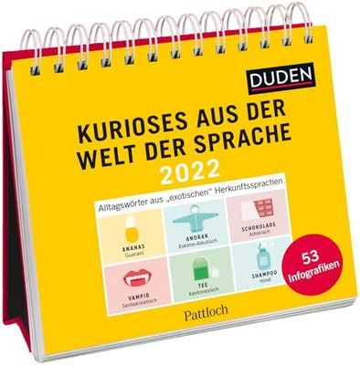 Kurioses aus der Welt der Sprache 2022: Aufstell-Kalender mit Wochenkalendarium