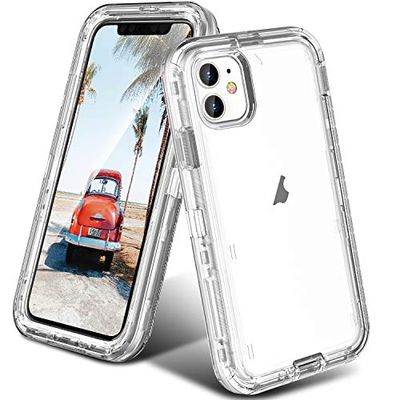 ORIbox Hoesje Compatibel met iPhone 12 mini Case, Heavy Duty Shockproof Anti-Fall clear case