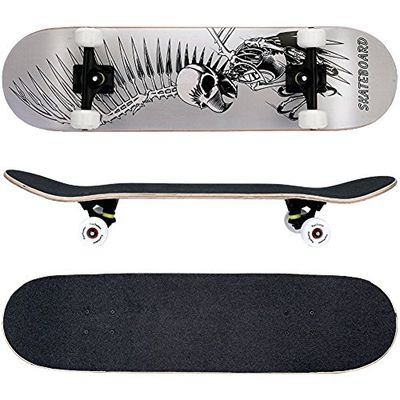 FunTomia® Skateboard 31 INCH (78,5 cm) met een Canadees 7-laags esdoorn deck / MACH1® High Speed lagers/wielen 53x34mm 100A (gier)