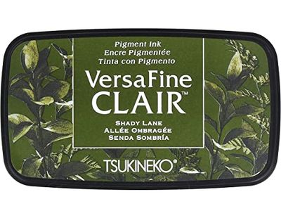 Tsukineko VF-CLA-552 Shady Lane Versafine Clair Ink Pad, Synthetic Material, Green, 5.6 x 9.7 x 2.3 cm