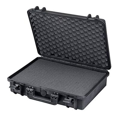Max Mens MAX465H125HDS Airtight Suitcase, Black, 465 x 335 x 125 mm